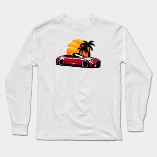 Red SL63 Roadster Sunset Long Sleeve T-Shirt